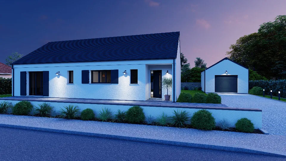 New Build House with Garden in Messas