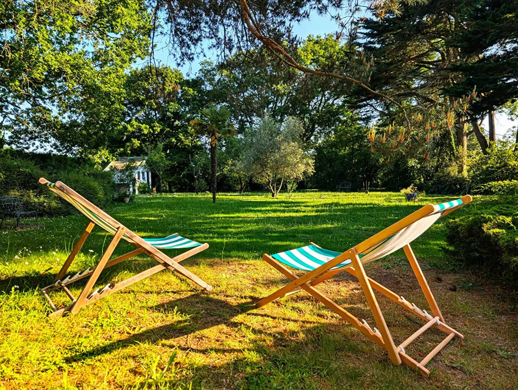 Jardin - Longère en Pierre avec Jardin à Guérande