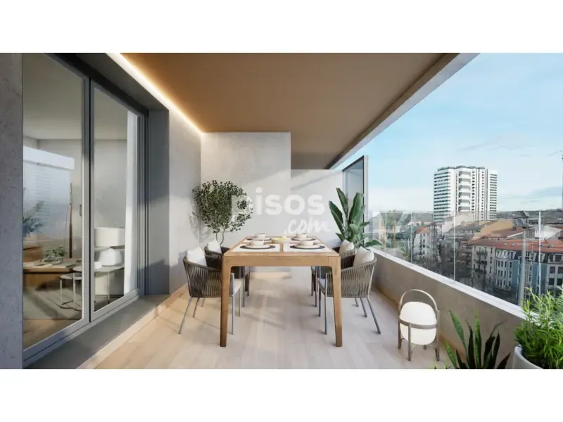 Balcon - New Flat with Terrace in Basurtu, Bilbao