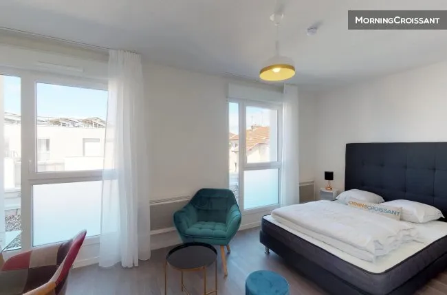 Camere da letto - Studio in Residence with Private Facilities in Central Location