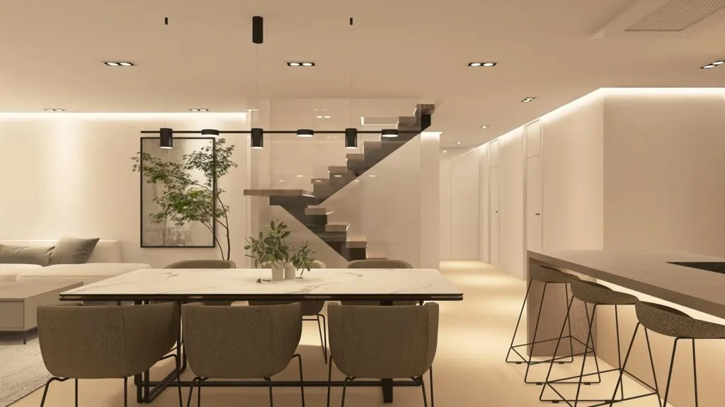 Salle à manger - Penthouse with Sea View in Estepona