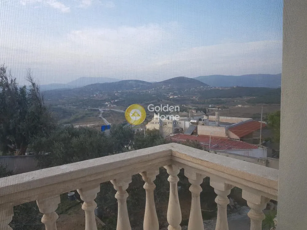 Balcon - Two-Storey Villa with Sea View in Keratea