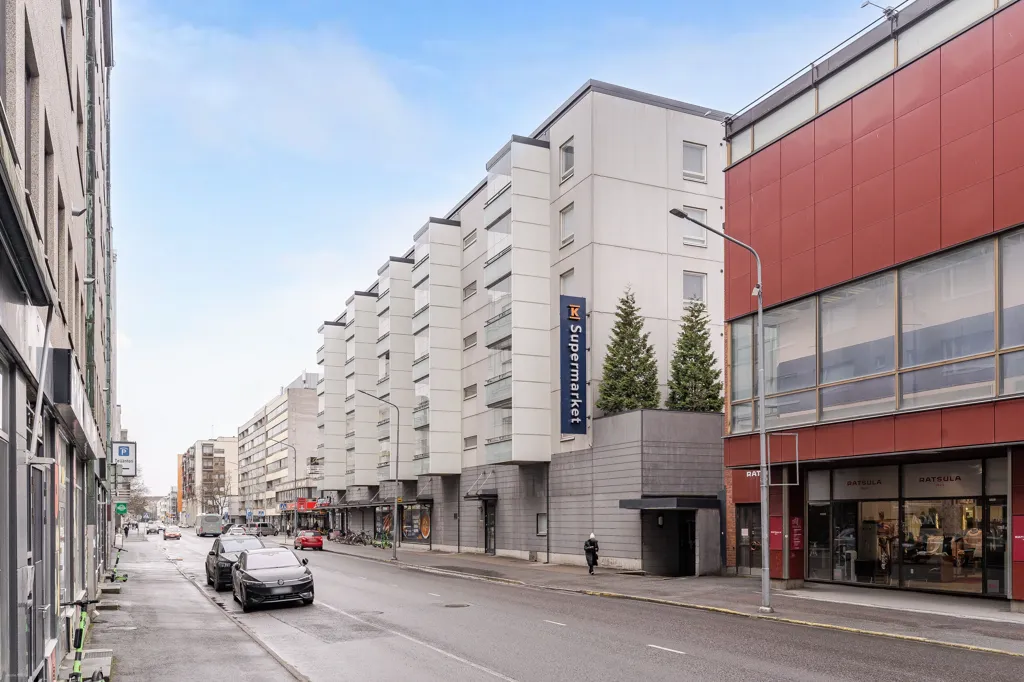 Exterior - Modern Studio with Balcony in Pori Centre