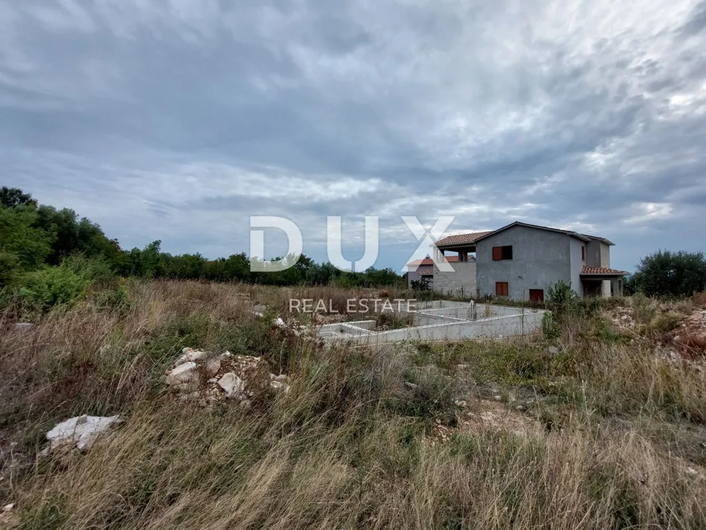 Jardin - Plot with Construction Permit in Rabac, Istra
