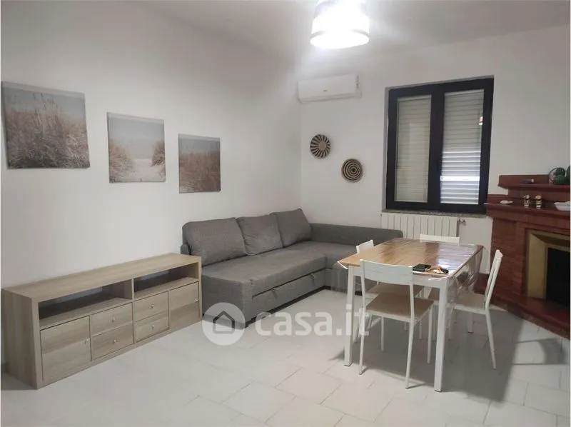 Séjour - Fully Furnished Apartment with Balcony in Ascea