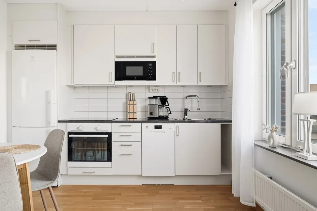 Köök - Modern Flat with Open Plan in Åby, Mölndal