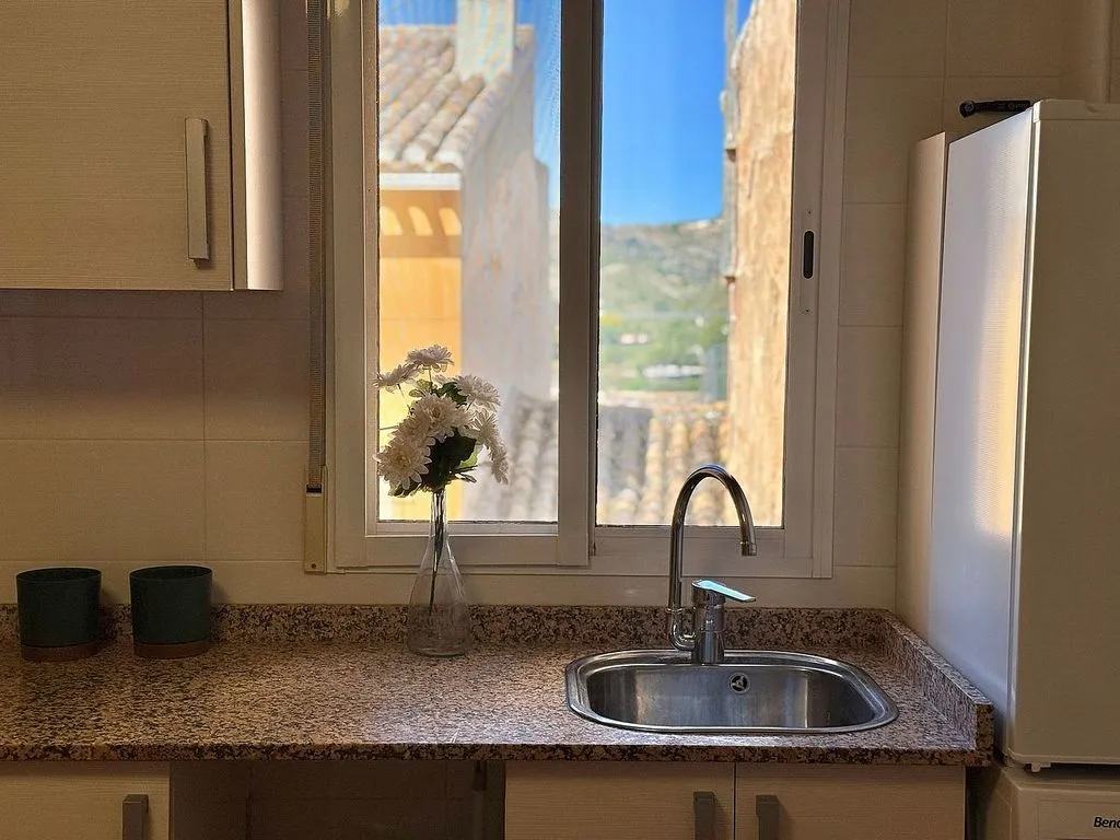 Cuisine - Furnished Flat with Air Conditioning in Cehegín