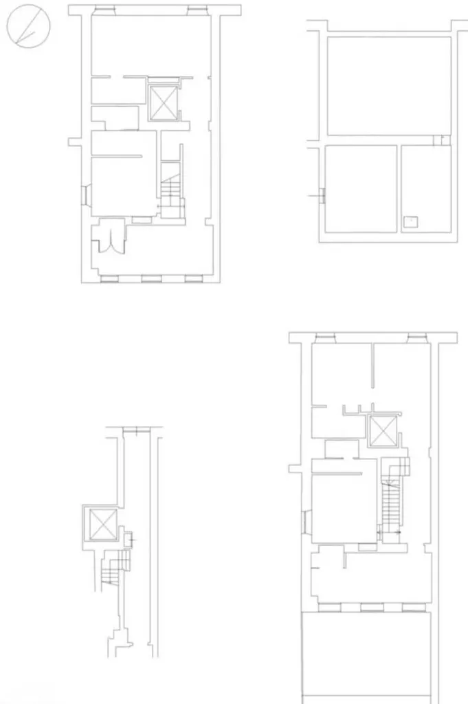 Plan - Luxury Townhouse with Terrace in Rome