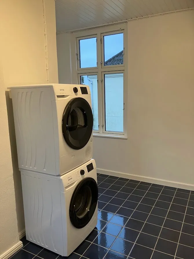 Pesuköök - 5-Room Apartment with Garden in Haderslev
