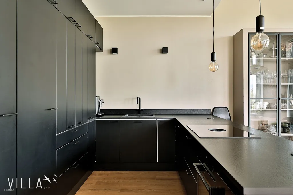 Cucina - Modern Apartment with West-Facing Balcony in Vuores