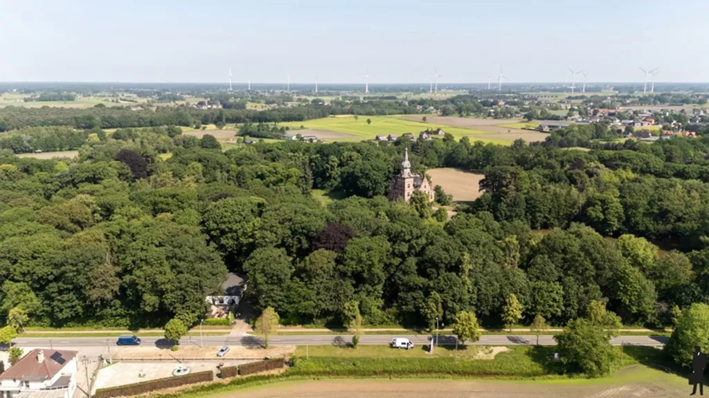 Vista aerea - Historic Château with Park in Retie