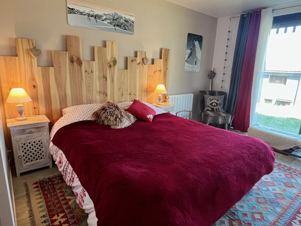 Bedrooms - Duplex Apartment with Mountain View in Saint Lary 1700