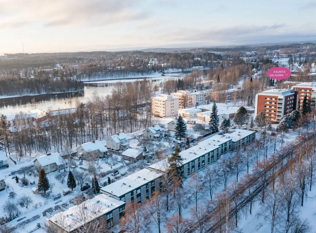 Õhuvaade - Modernised Apartment with Solar Panels in Heinola