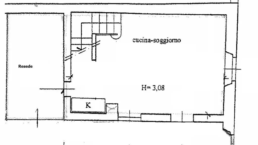 Plaan - Rustic Terratetto with Garden in Campi Bisenzio