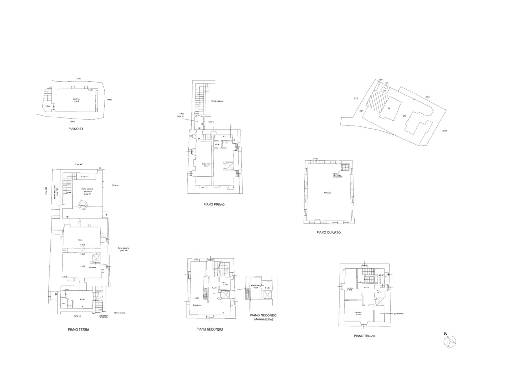 Plan - Medieval Tower with Panoramic Views in Monteriggioni