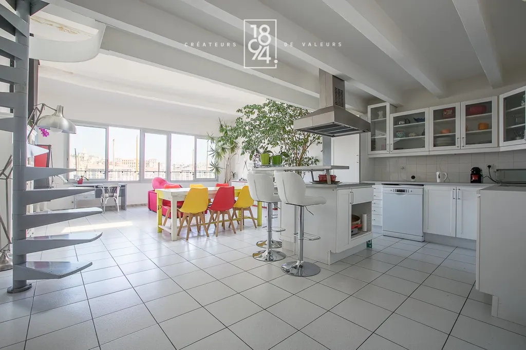 Cucina - Duplex with Vieux Port View in Marseille