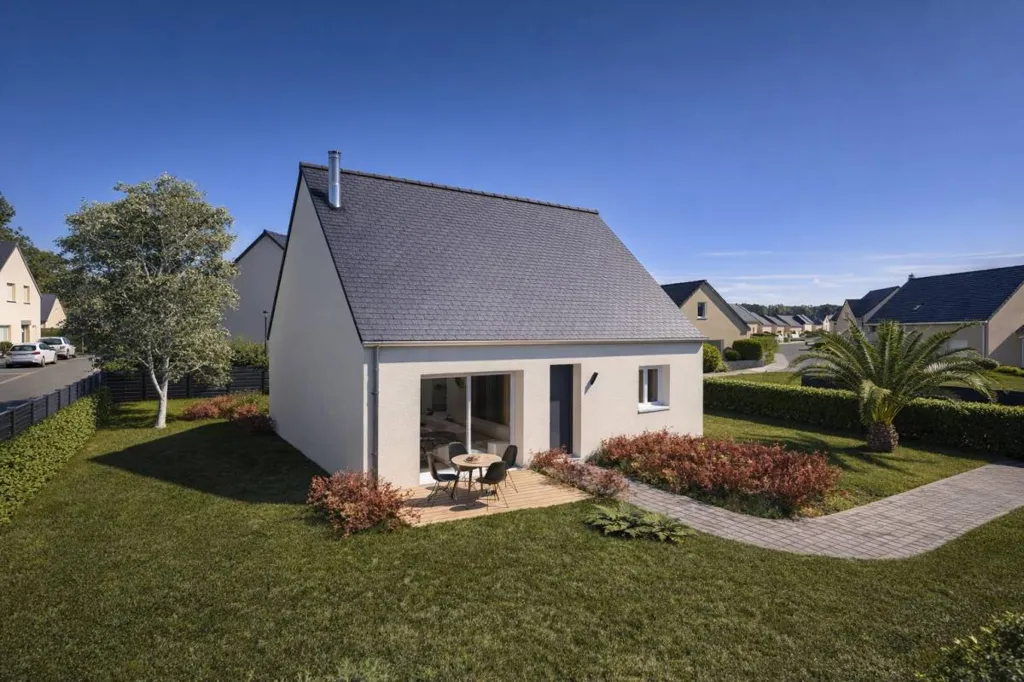 New House with Energy-Efficient Features in Pleumeur-Bodou