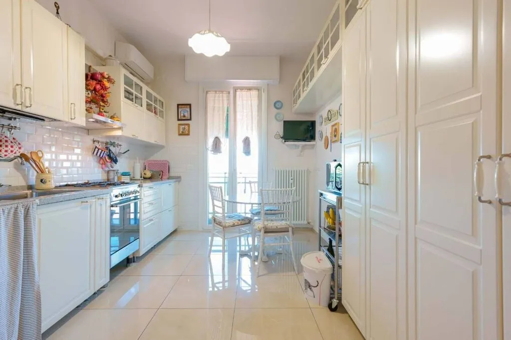 Köök - Penthouse with Large Terrace in Bologna