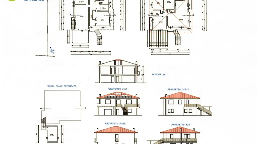 Fully Rented Villa with Garden in Paese