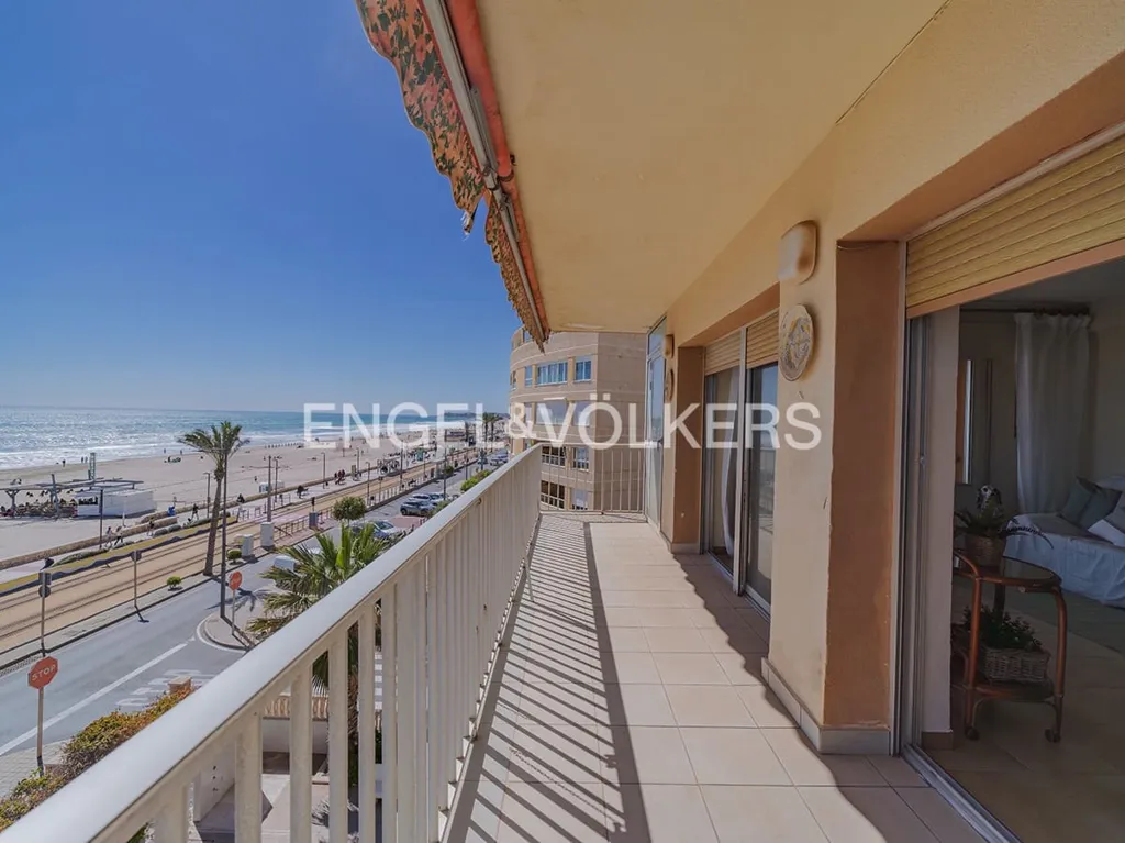 Balcony - Beachfront Apartment with Sea View in El Campello