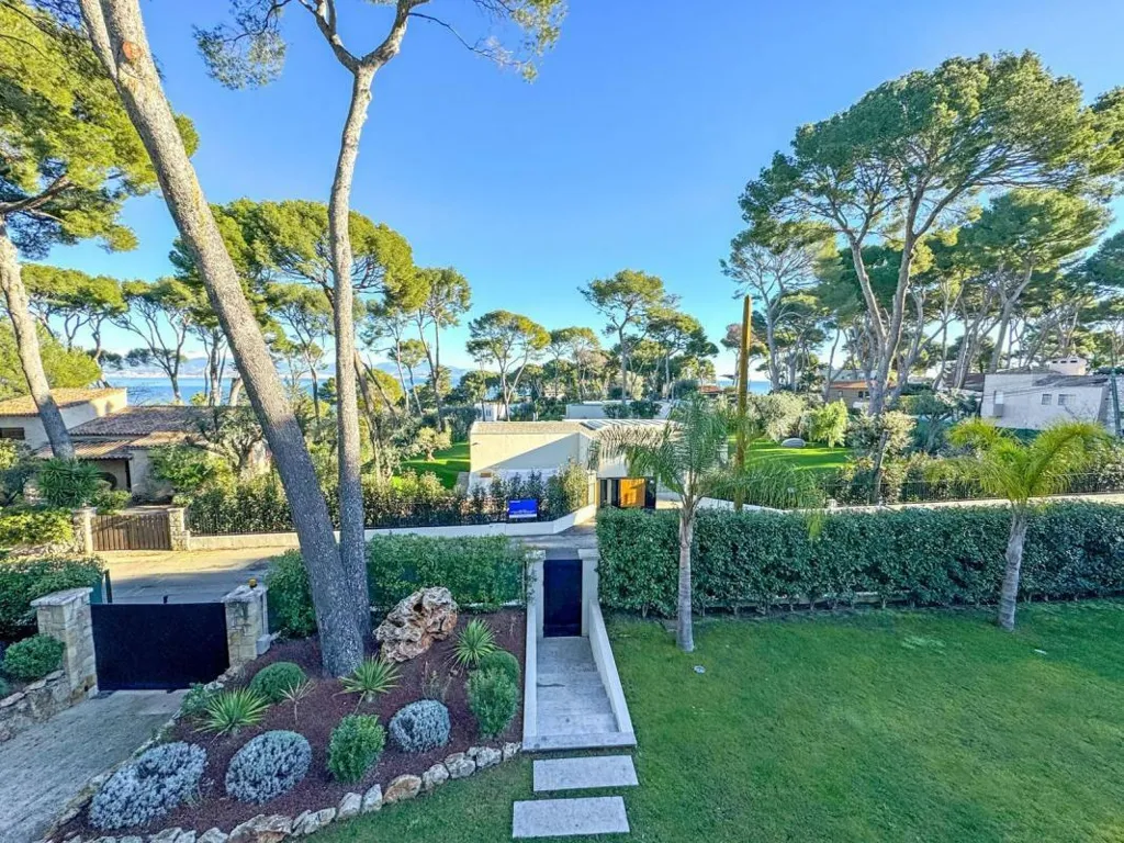 Aerial - 1950s Villa with Sea View in Cap d'Antibes
