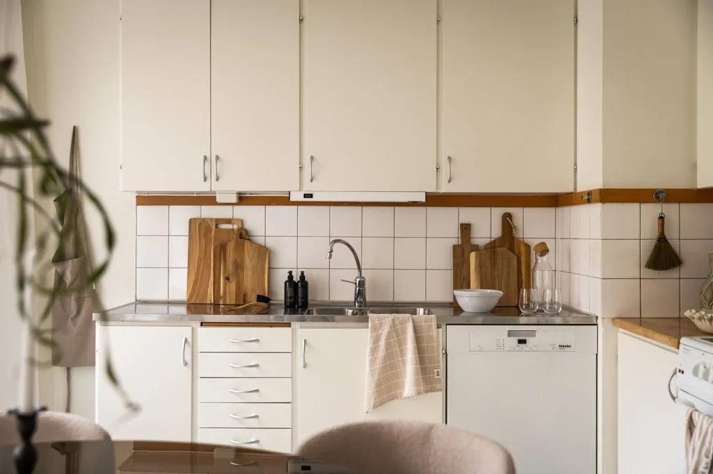 Köök - Converted Flat with Panoramic View in Göteborg
