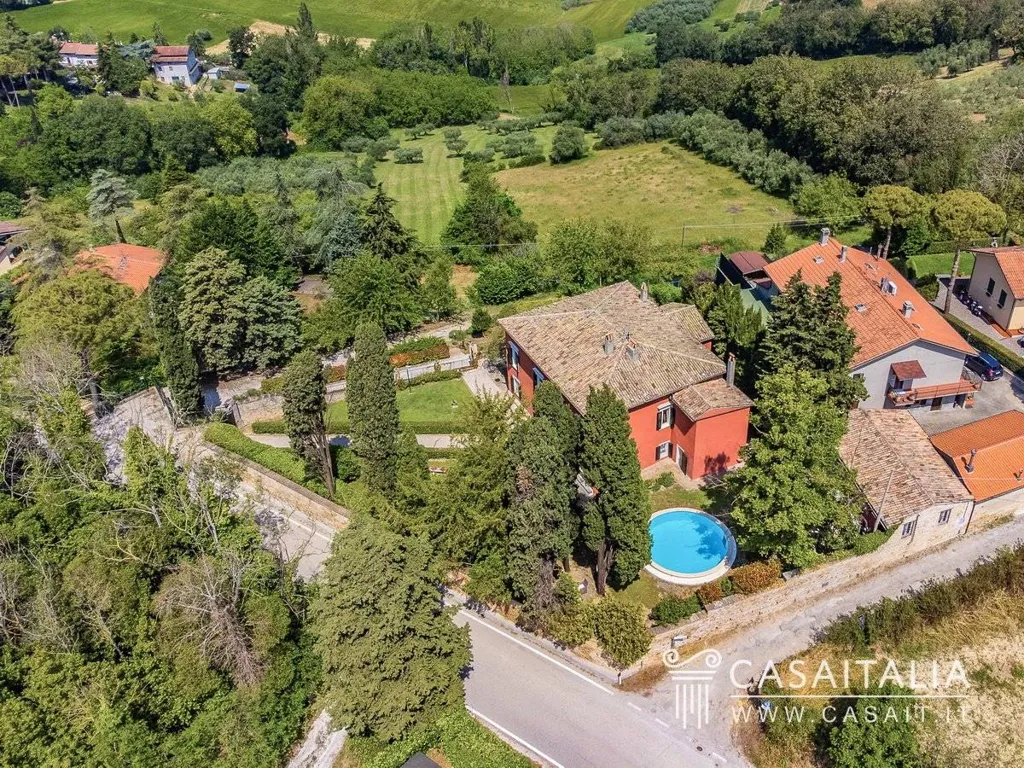 Õhuvaade - Historic Villa with Panoramic Views near Pesaro