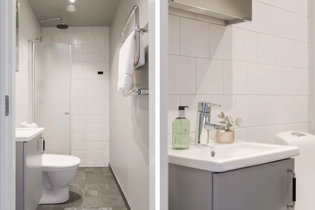 Salles de bain - Penthouse with Skyline View in Malmö