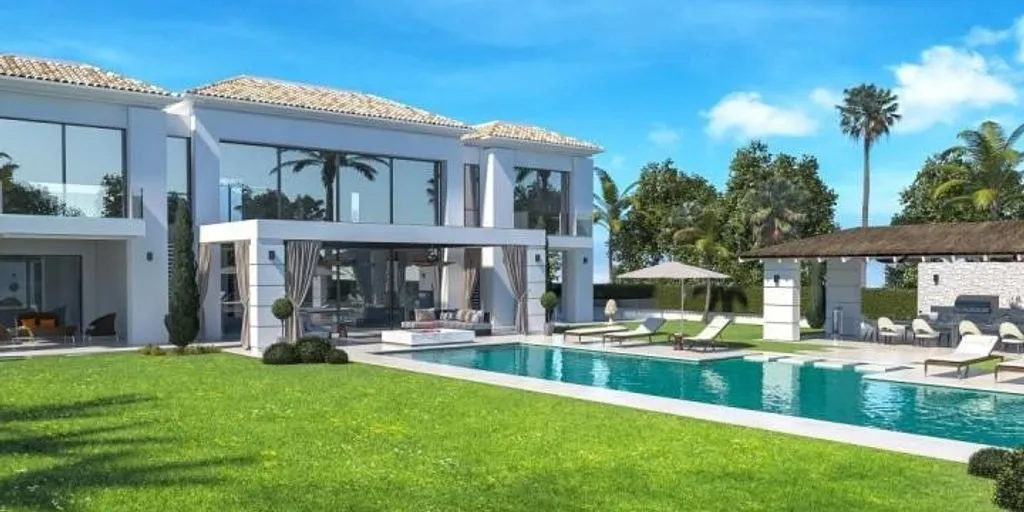 Piscine - Contemporary Villa with Pool in Estepona