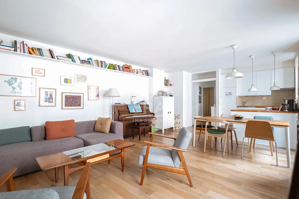 Soggiorno - 3-Bedroom Parisian Flat with West Exposure