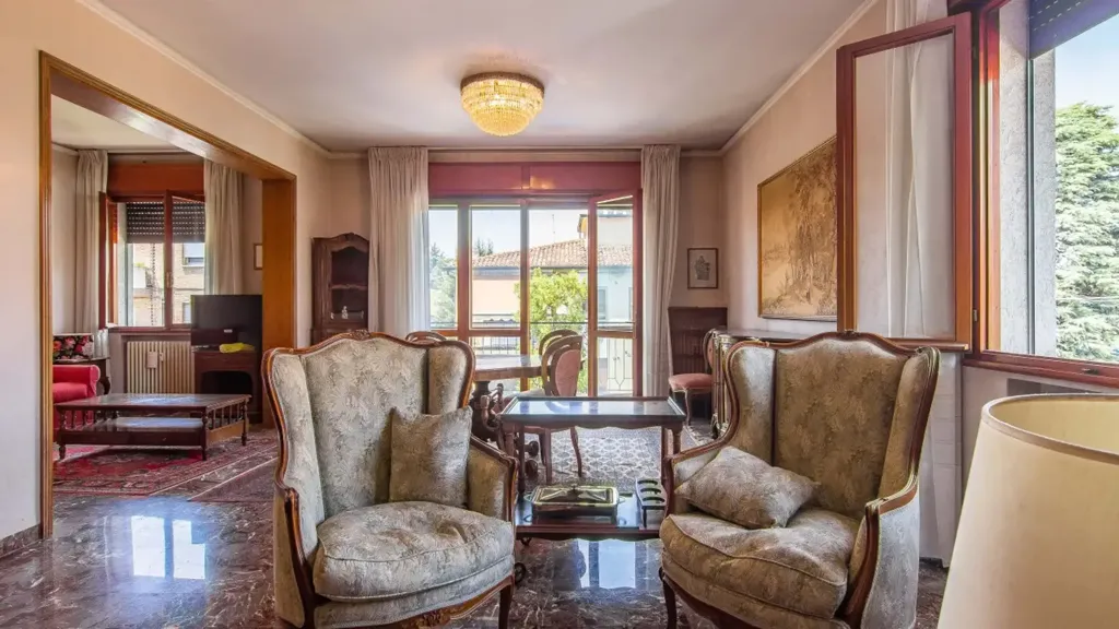 Soggiorno - Spacious Apartment with Terrace in Padua