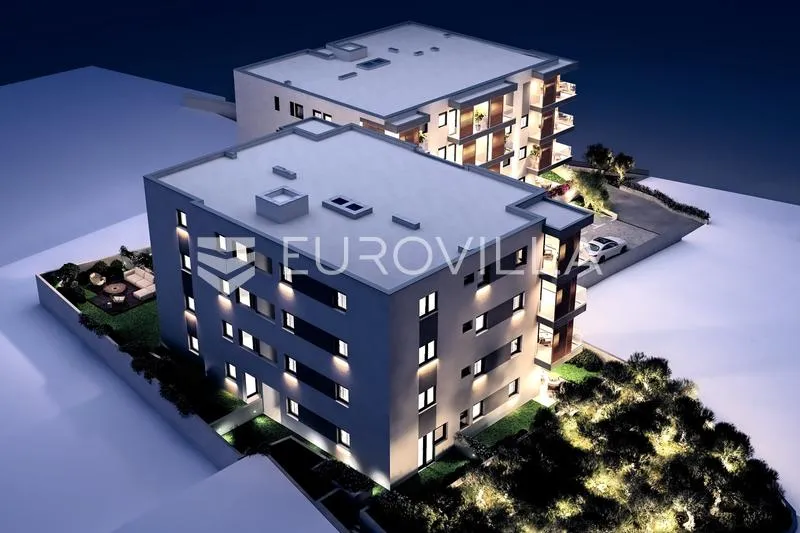 Vue aérienne - Three-bedroom Apartment with Balcony in Visoka, Split