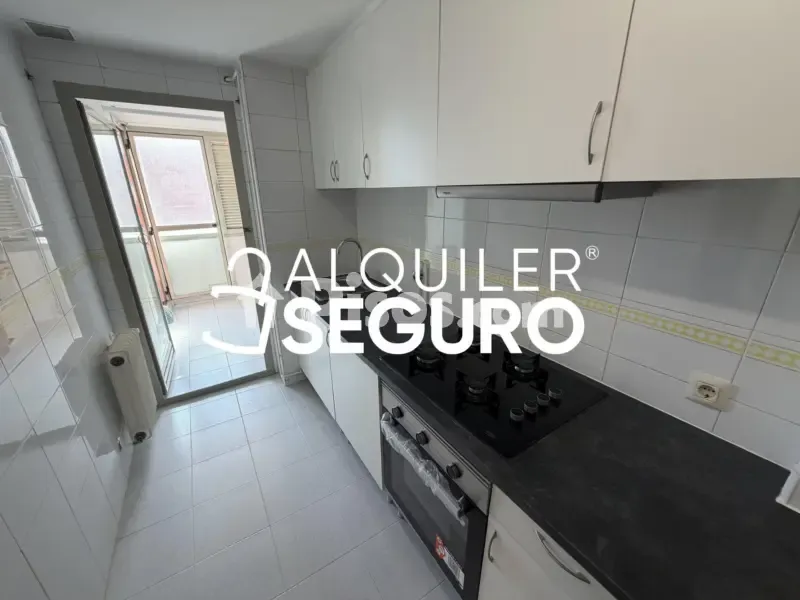 Köök - Spacious Flat with Terrace in Usera
