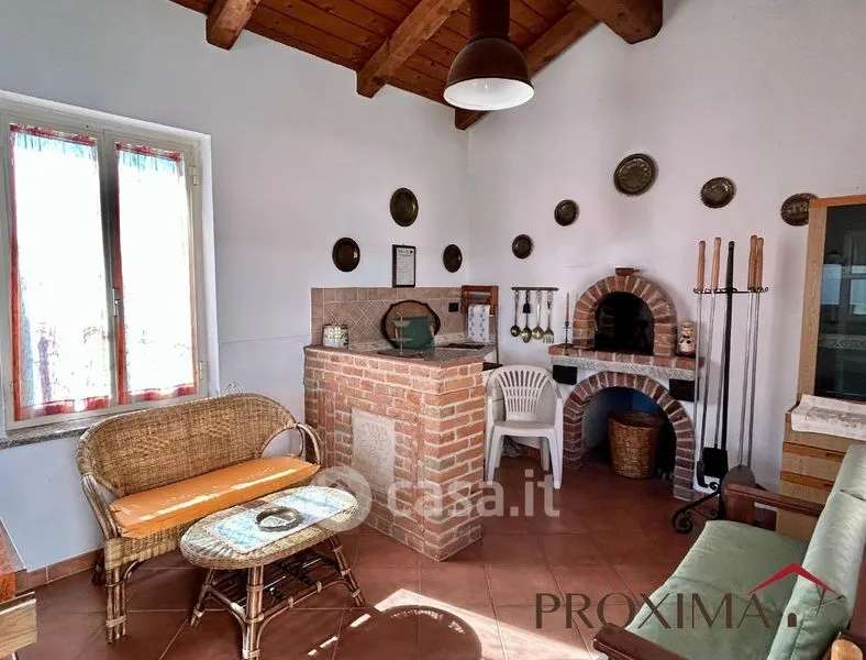 Soggiorno - Rustic Semidetached House with Alpine View in Villanova d'Asti