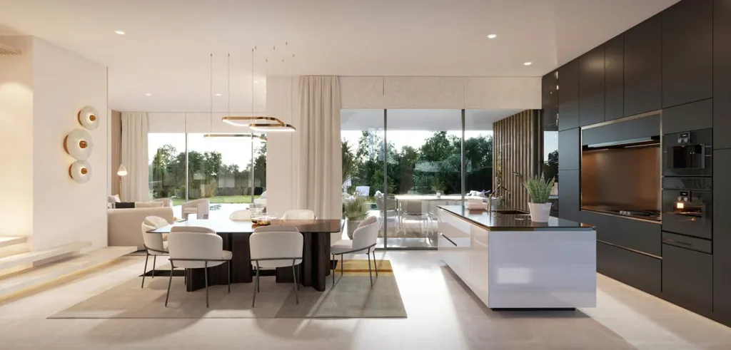 Köök - Contemporary Villa with Pool in Estepona