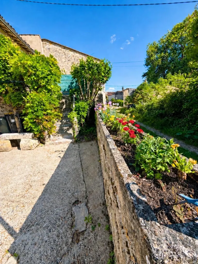 Jardin - Maison en Pierre avec Vue sur la Dordogne à Sainte Colombe
