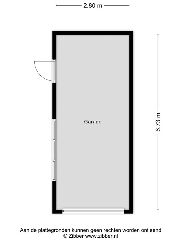 Plan - Two-Storey House with Garage in Zwolle
