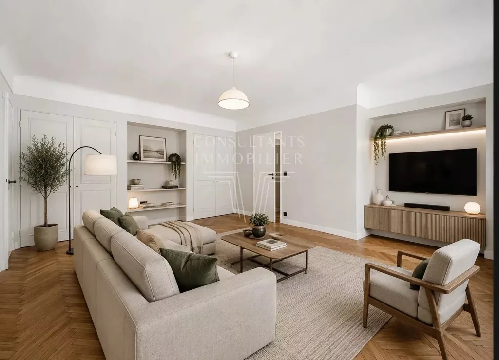 Soggiorno - Refurbished Parisian Flat with Balconies