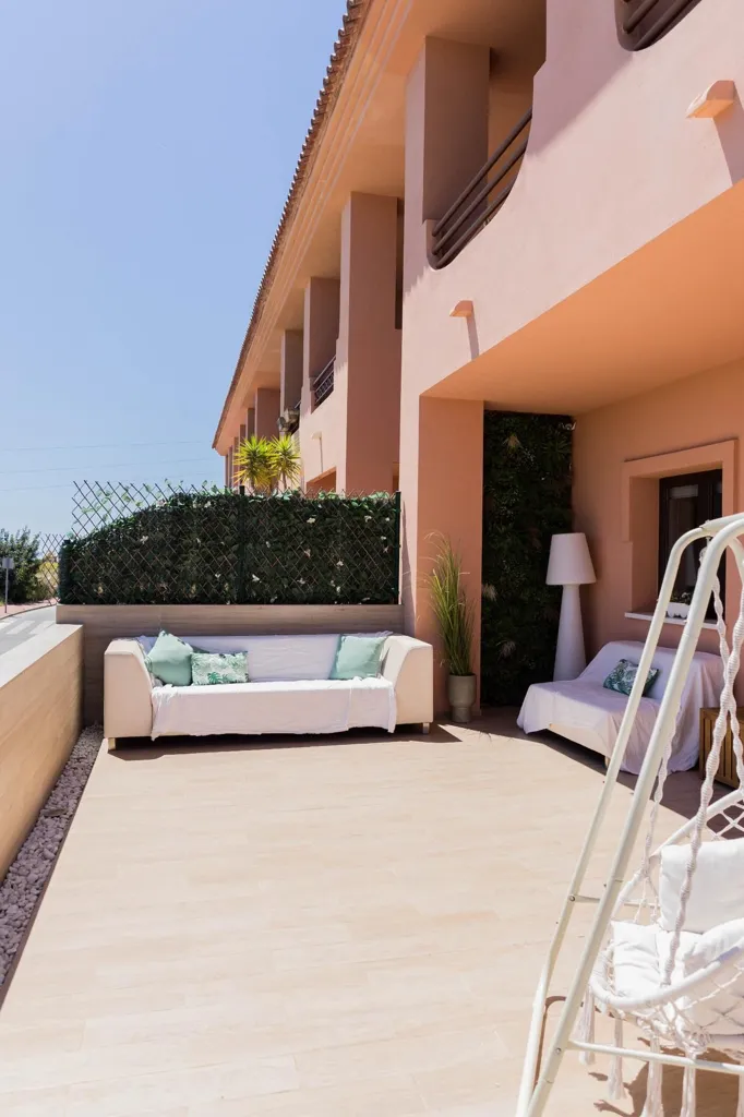 Terrasse - Corner Chalet with Sea View in Benalmádena