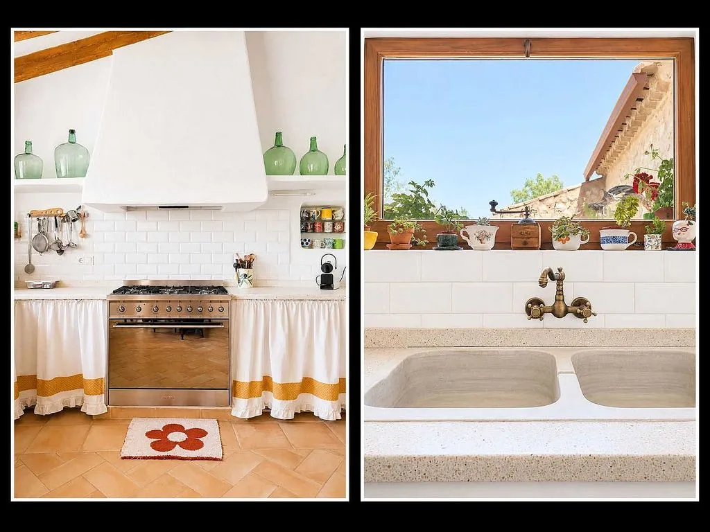 Cuisine - Rustic House with Pool in Torre del Rico