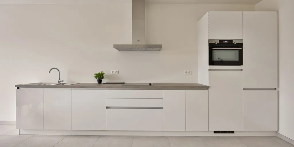Köök - Duplex with Panoramic View in Borgloon