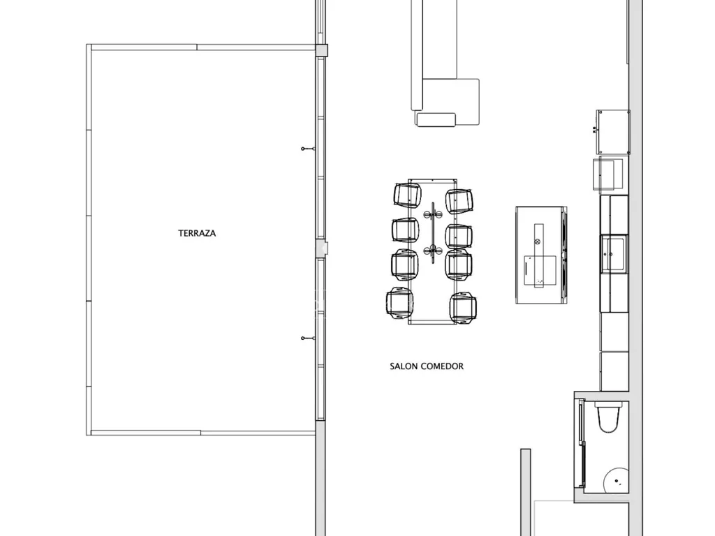 Plan - Maison 3 pièces à Balearic Islands