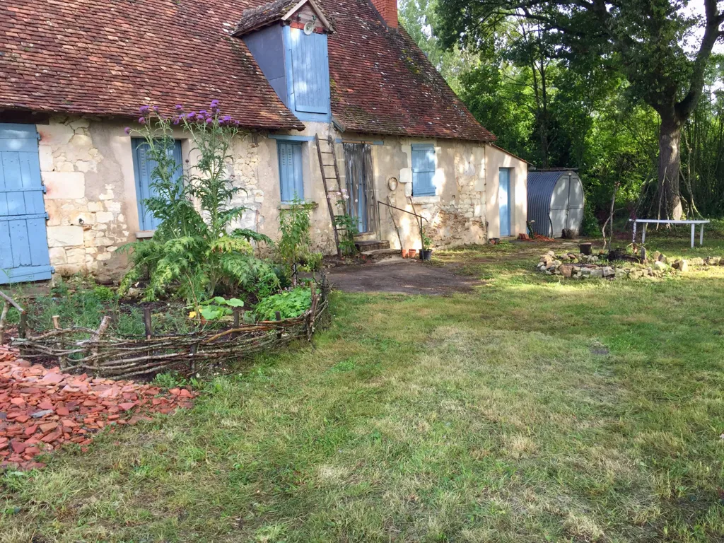 Extérieur - Maison de Campagne au Calme avec Jardin à Heugnes