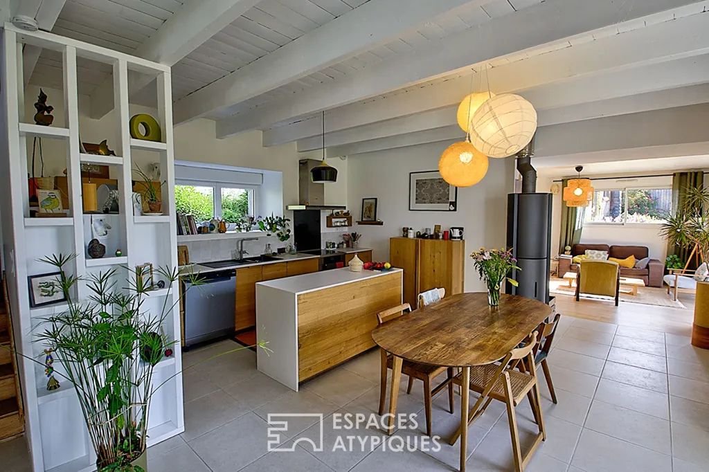 Salle à manger - Maison de charme avec jardin plein sud à Langueux