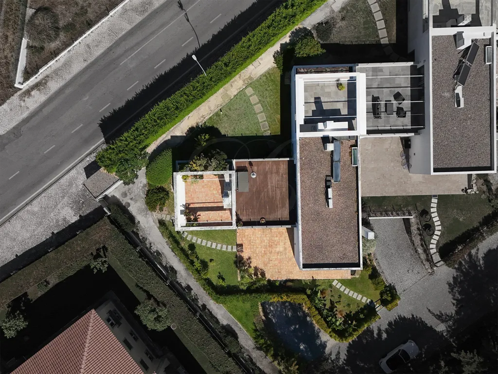 Aerial - Villa with Pool and Mountain Views in Sintra