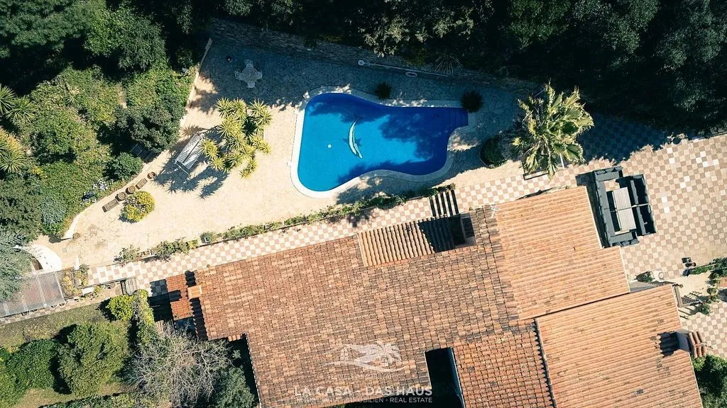 Vue aérienne - Chalet with Sea View and Pool in Serra Brava
