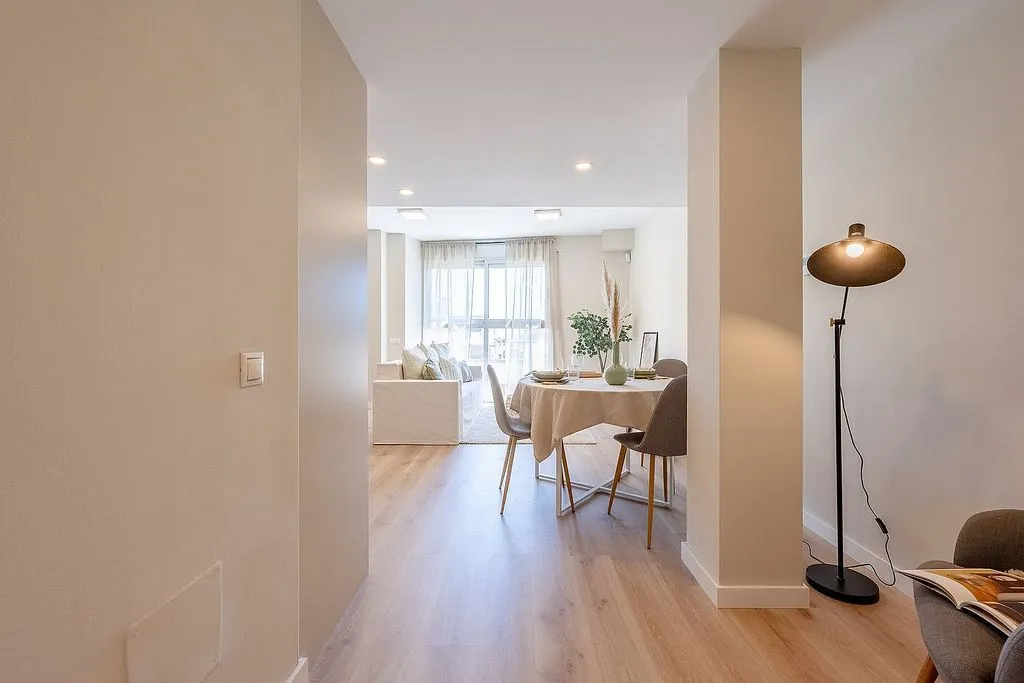 Séjour - Bright Apartment with Sea View in Mataró Centre