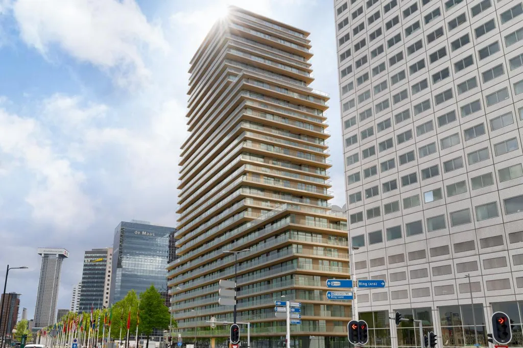 Extérieur - Two-Bedroom Apartment with River View in Rotterdam