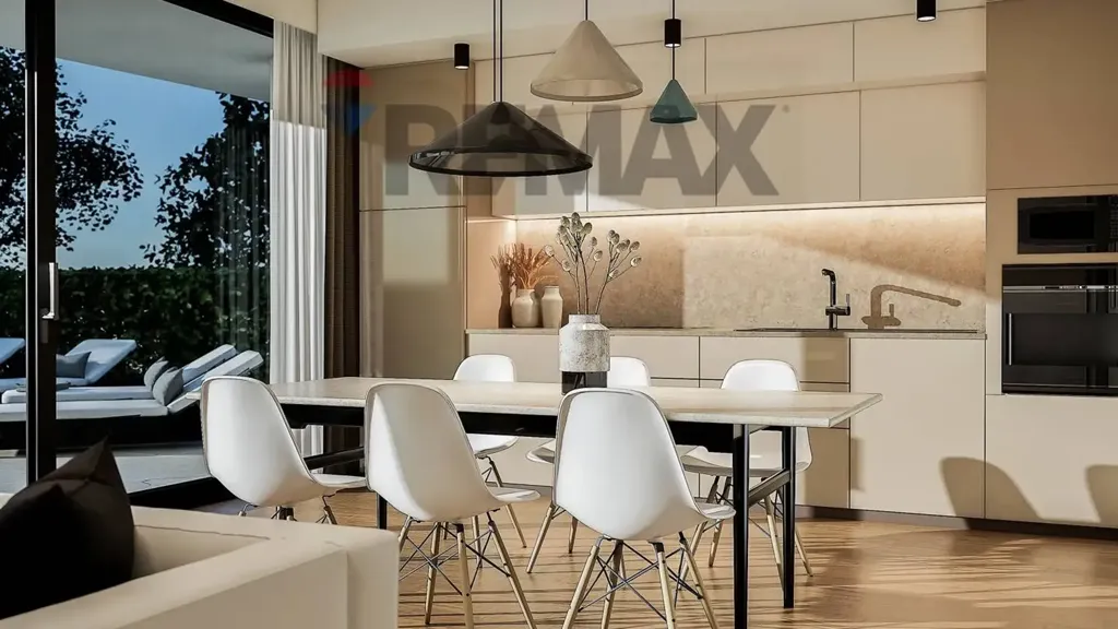 Dining Room - Newly Built Penthouse with Pool in Sirmione