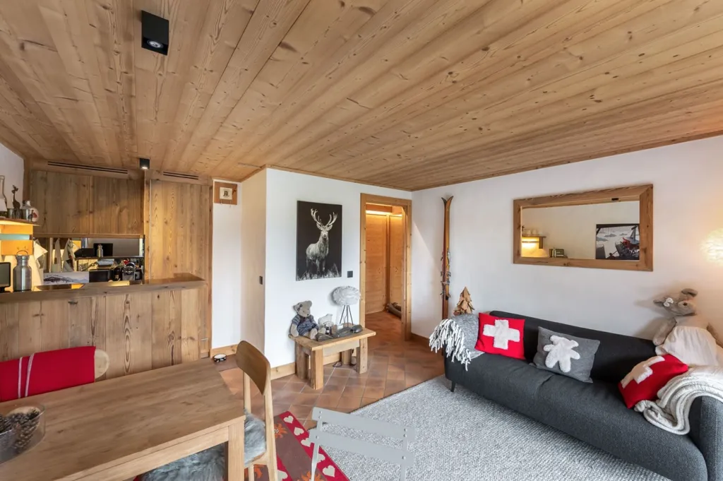 Soggiorno - T2 Flat with South Terrace in Village Centre